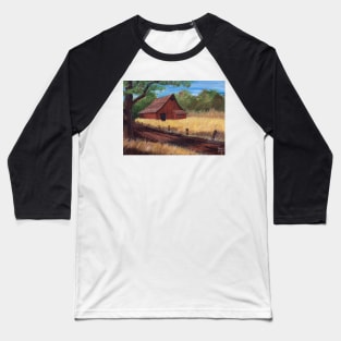Red Country Barn Baseball T-Shirt